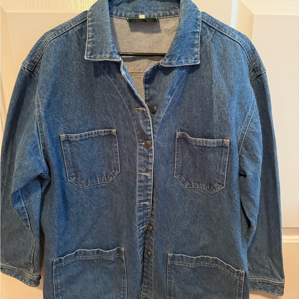 Vintage denim barn jacket